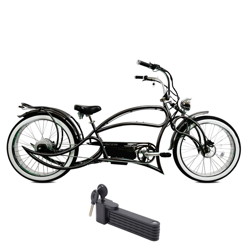 Tracer Beyond Pro 800W 26" Classic Stretch Chopper Electric Bike