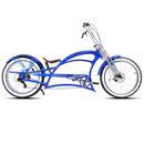 Tracer GTS 7 Speed Blue Stretch Cruiser Full View