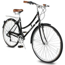 Tracer Osaka 700C 7Spd ST Gloss Black Front Angle