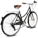 Tracer Osaka 700C 7Spd ST Gloss Black Rear Angle