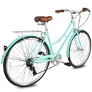 Tracer Osaka 700C 7Spd ST Mint Green Rear Angle