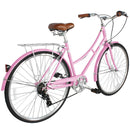 Tracer Osaka 700C 7Spd ST Pastel Pink Rear Angle