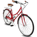 Tracer Osaka 700C 7Spd ST Red Front Angle