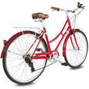 Tracer Osaka 700C 7Spd ST Red Rear Angle