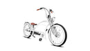 Tracer Severus DTS E Bike White Front Three Quarter View