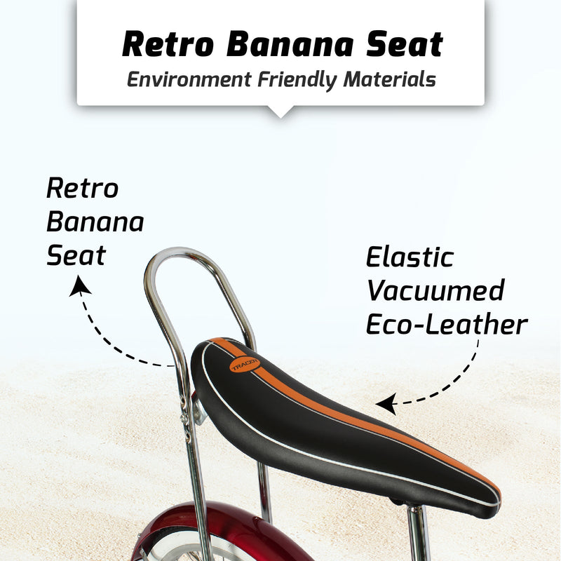 Tracer Smart Classic Lowrider Beach Cruiser Single Speed Bike Banana Seat