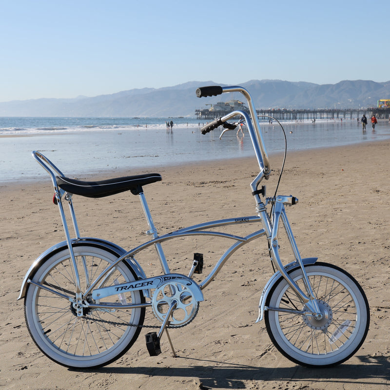 Tracer Smart Classic Lowrider Beach Cruiser Single Speed Bike Beach View