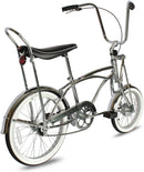 Tracer Smart Classic Lowrider Beach Cruiser Single Speed Bike Chrome Back Right Angle View