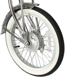 Tracer Smart Classic Lowrider Beach Cruiser Single Speed Bike Chrome Front Wheel