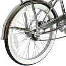 Tracer Smart Classic Lowrider Beach Cruiser Single Speed Bike Chrome Rear Wheel