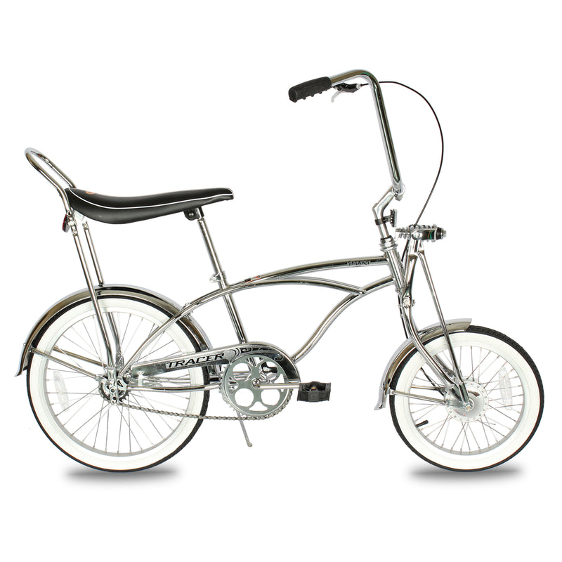 Tracer Smart Classic Lowrider Beach Cruiser Single Speed Bike Chrome Right View