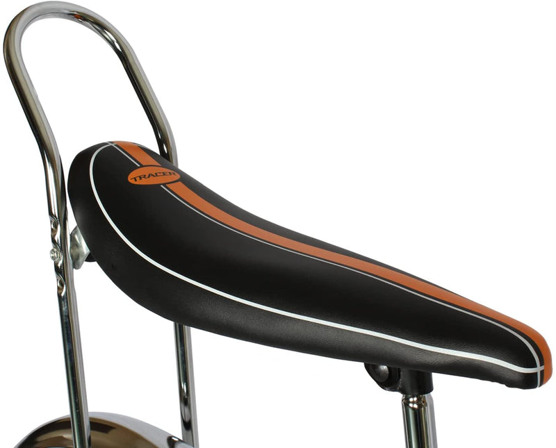 Tracer Smart Classic Lowrider Beach Cruiser Single Speed Bike Chrome Seat