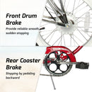 Tracer Smart Classic Lowrider Beach Cruiser Single Speed Bike Front Drum Brake