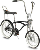 Tracer Smart Classic Lowrider Beach Cruiser Single Speed Bike Matte Black Right Angle View