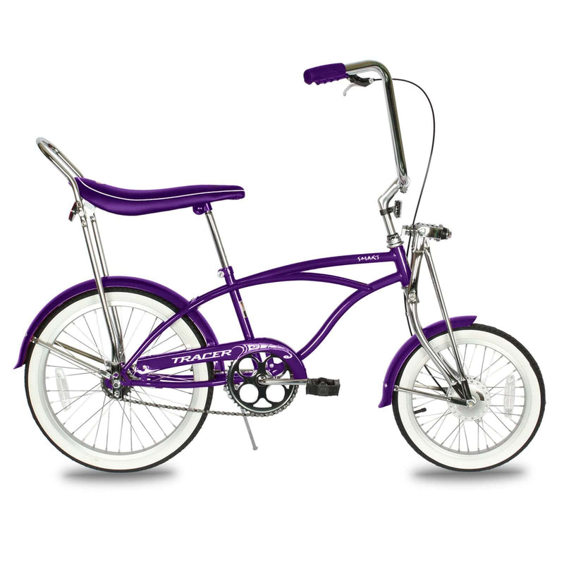 Tracer Smart Classic Lowrider Beach Cruiser Single Speed Bike Purple Right View