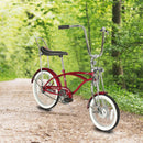 Tracer Smart Classic Lowrider Beach Cruiser Single Speed Bike Red Forest View