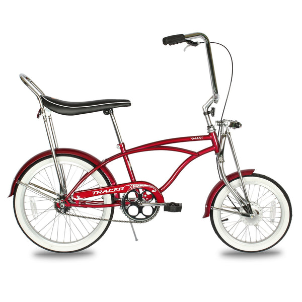 Tracer Smart Classic Lowrider Beach Cruiser Single Speed Bike Red Right View