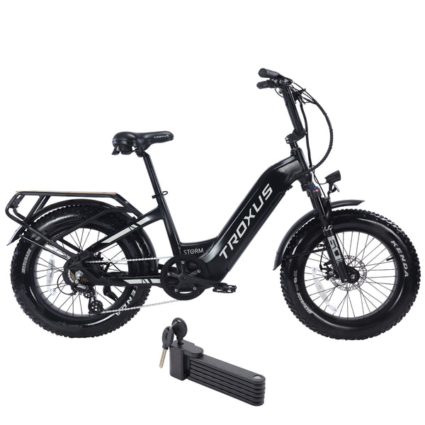 Troxus 750W 20" Lynx Step-Thru Fat Tire Electric Bike
