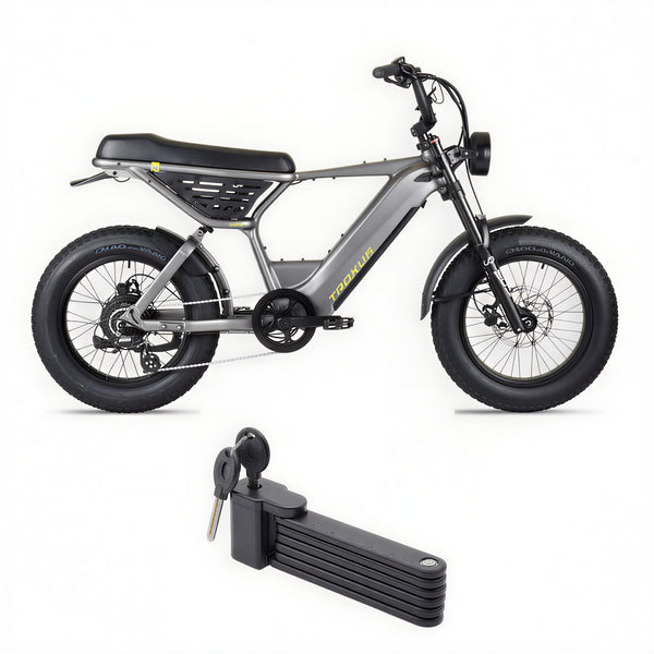 Troxus Lynx T-Scram Moped E-Bike | 750W Dual Suspension Fat Tire