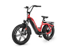 Velowave Pony Compact Step Thru Red Black Front Left View