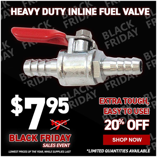 Heavy Duty Inline Fuel Valve