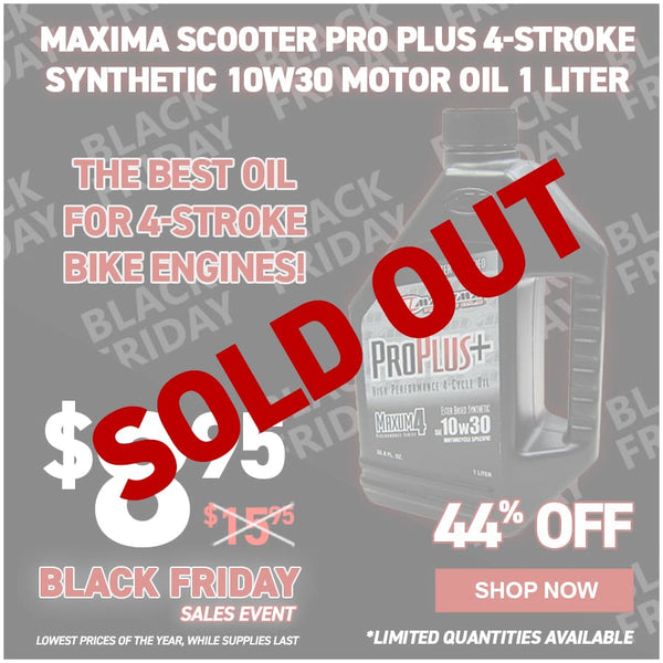 Maxima Scooter Pro Plus 4-Stroke Synthetic 10w30 Motor Oil 1 Liter