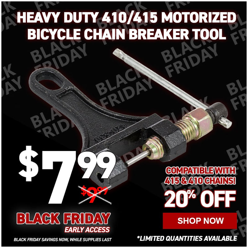 Heavy Duty 410/415 Motorized Bicycle Chain Breaker Tool