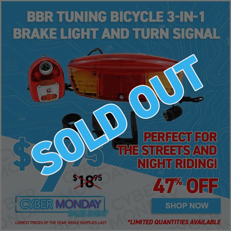 BBR Tuning Bicycle 3-in-1 Brake Light and Turn Signal