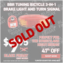 BBR Tuning Bicycle 3-in-1 Brake Light and Turn Signal