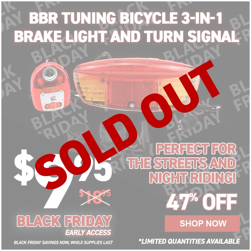 BBR Tuning Bicycle 3-in-1 Brake Light and Turn Signal