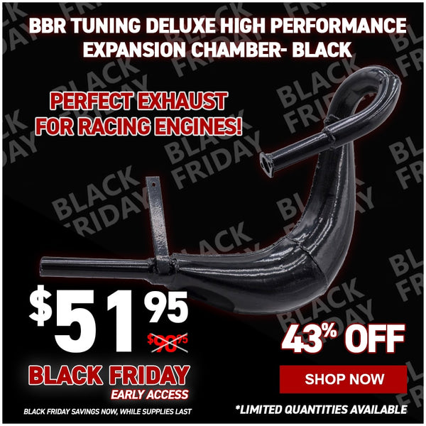 BBR Tuning DELUXE High Performance Expansion Chamber- Black
