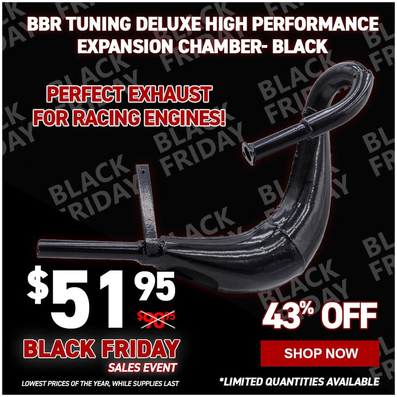 BBR Tuning DELUXE High Performance Expansion Chamber- Black