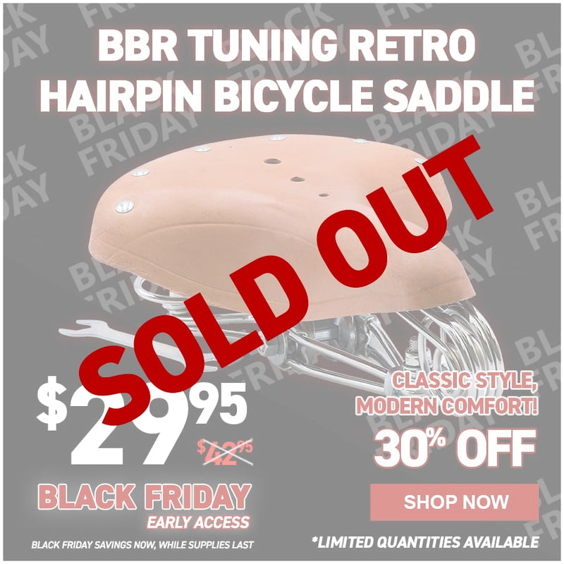 BBR Tuning Retro Hairpin Bicycle Saddle