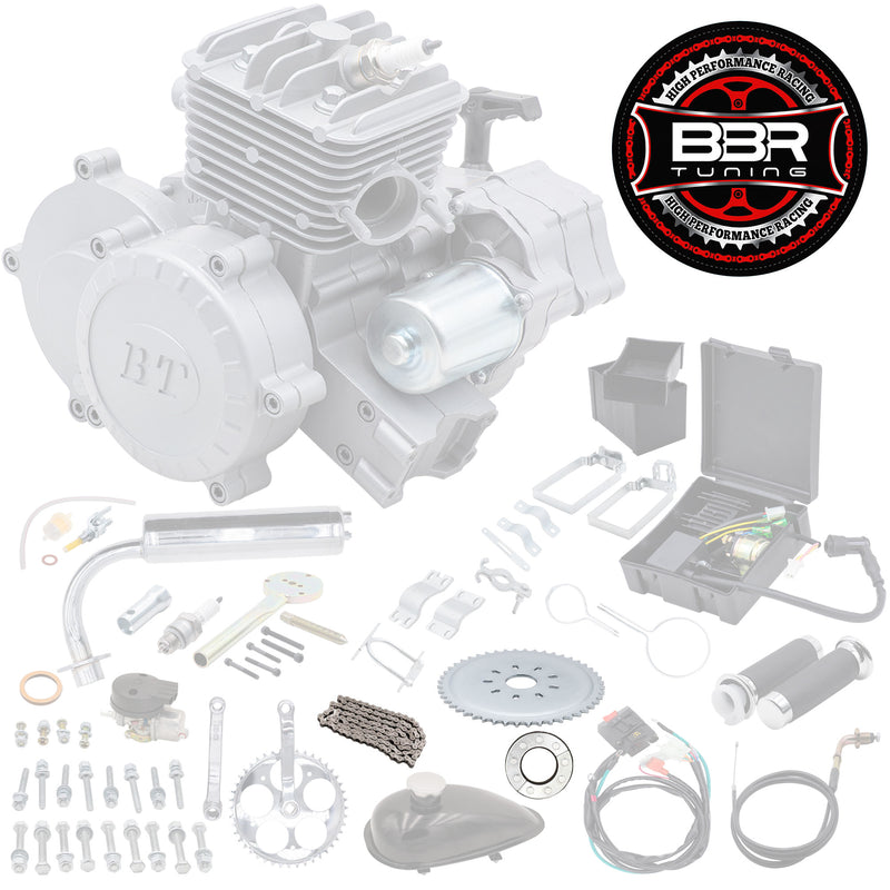 electric start motorized bicycle kit 66/80cc BBR Tuning Bullet Train Electric Start Engine Kit