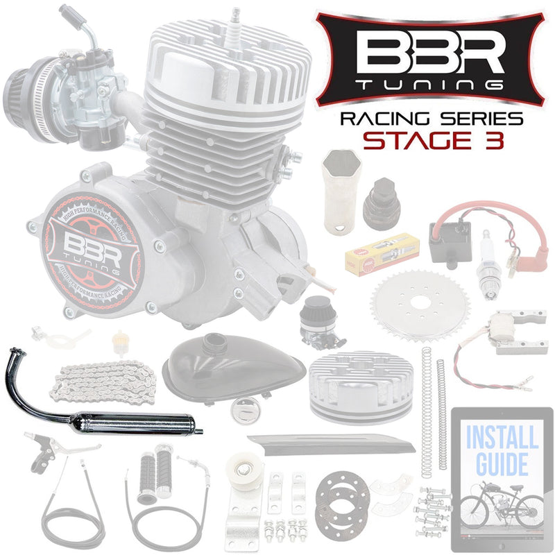 engine kit for 3 wheel bicycle BBR Tuning 66/80cc Stage 3 Racing 2-Stroke Engine