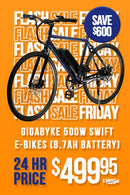 GigaByke 500W Swift Electric Bike