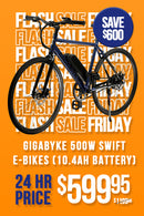 GigaByke 500W Swift Electric Bike