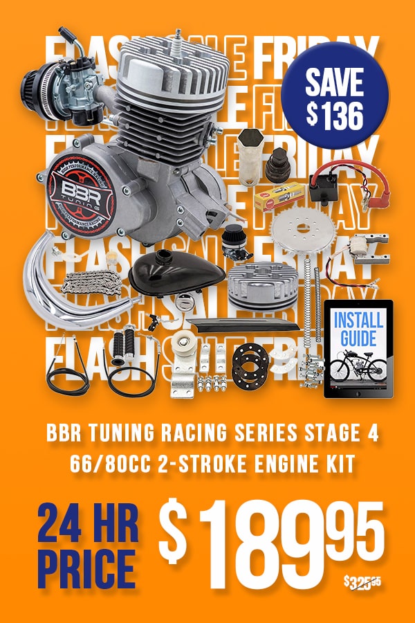 BBR Tuning Racing Series Stage 4 66/80cc 2-Stroke Engine Kit