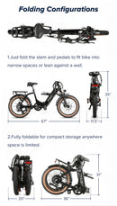 Troxus 500W Lynx Folding Electric Bike