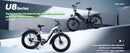 Isinwheel 1000W U8 13Ah Fat Tire Commuter Electric Bike