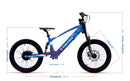 Voltaic 750W Flying Fox 48V Youth  20''  Electric Dirt Bike