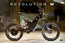HPC 10,500W Revolution W Aluminum w/ forged carbon panels & windshield Electric Bike