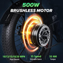 Isinwheel 500W U5 Pro 7.8Ah Folding Electric Bike