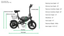 Go Power 400W GODASH 18Ah Fold Compact Electric Bike