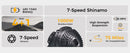 Isinwheel 1000W R6 13Ah Retro Moped Electric Bike