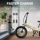 Isinwheel 500W U5 Folding 7.8Ah Fat Tire Electric Bike