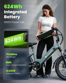 Isinwheel 1000W U8 13Ah Fat Tire Commuter Electric Bike