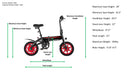 Go Power 350W GOBLITZ 18Ah Fold Compact Electric Bike