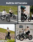 Isinwheel 1000W U8 13Ah Fat Tire Commuter Electric Bike