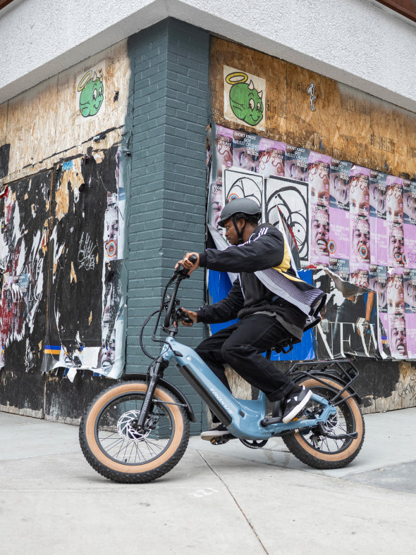 Troxus 750W 20" Lynx Step-Thru Fat Tire Electric Bike